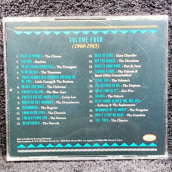 VINTAGE DOO WOP COMPACT DISC BOX SET ( NUMBER 2 ) WITH 101 MUSIC SELECTIONS - Picture 11 of 11